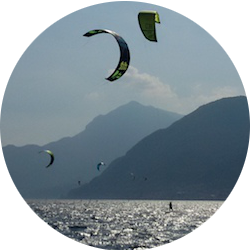 Servizio lift kitesurf lago di como